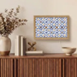 Patroon - Modern - Kleurrijk Light Box met kabel (Tafellamp) klein 924 -sfeer2