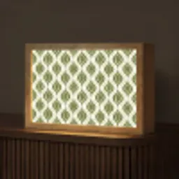 Patroon - Retro - Groen Light Box met kabel (Tafellamp) klein 924 -z3d_website