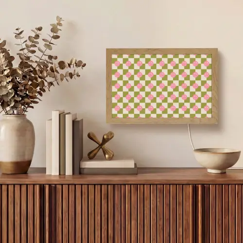 Patroon - Smileys - Blokken Light Box met kabel (Tafellamp) klein 924 -sfeer2