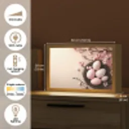 Roze - Bloesems - Eieren Light Box met kabel (Tafellamp) klein -USP_EN