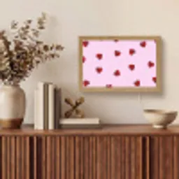 Roze - Hart - Lolly - Snoep Light Box met kabel (Tafellamp) klein -sfeer2