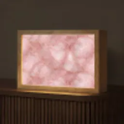 Roze - Kwarts - Goud - Marmer Light Box met kabel (Tafellamp) klein 924 -z3d_website