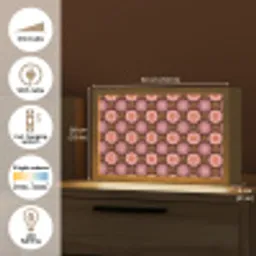 Retro - Madelief - Roze Light Box met kabel (Tafellamp) klein 924 -USP_EN