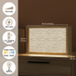 Zand - Golven - Beige Light Box met kabel (Tafellamp) klein 924 -USP_EN