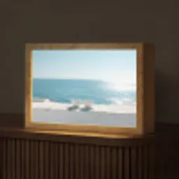 Zee - Koffiekopjes - Zomers Light Box met kabel (Tafellamp) klein -z3d_website