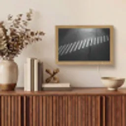Zeebrapad - Hardloper - Zwart - Wit Light Box met kabel (Tafellamp) klein -sfeer2