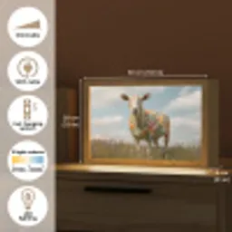 Schaap - Bloemen - Weide Light Box met kabel (Tafellamp) klein -USP_EN
