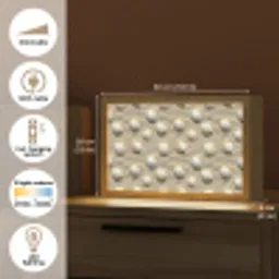 Schelpen - Zand - Maritiem Light Box met kabel (Tafellamp) klein 924 -USP_EN