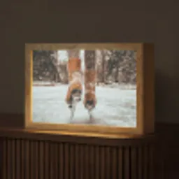 Schaatsen - IJs - Winter - Sneeuw Light Box met kabel (Tafellamp) klein -z3d_website