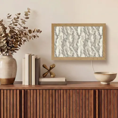 Slang - Patroon - Taupe Light Box met kabel (Tafellamp) klein 924 -sfeer2