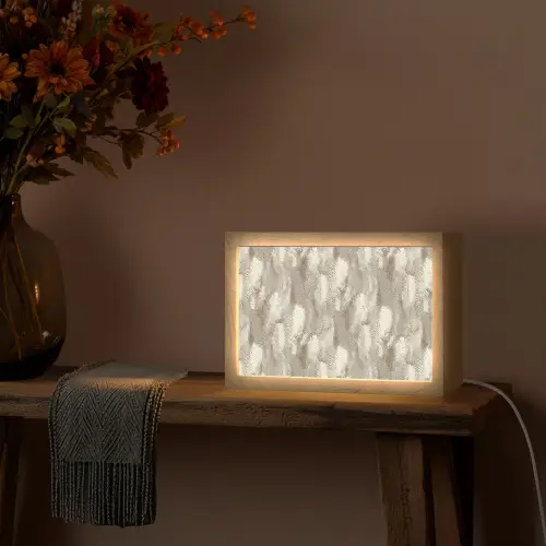 Slang - Textuur - Zand Light Box met kabel (Tafellamp) klein 924 -sfeer4