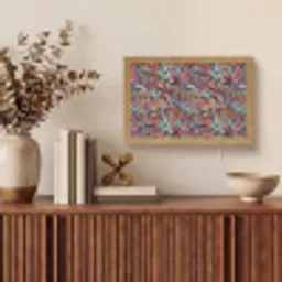 Spat - Abstract - Waterverf - Multi Light Box met kabel (Tafellamp) klein 924 -sfeer2