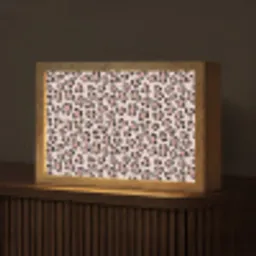 Vlekken - Beige - Luipaard Light Box met kabel (Tafellamp) klein 924 -z3d_website