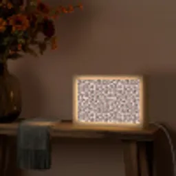 Vlekken - Beige - Luipaard Light Box met kabel (Tafellamp) klein 924 -sfeer4
