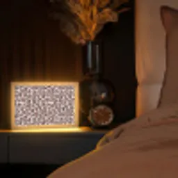Vlekken - Beige - Luipaard Light Box met kabel (Tafellamp) klein 924 -sfeer1
