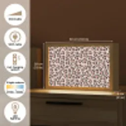Vlekken - Beige - Luipaard Light Box met kabel (Tafellamp) klein 924 -USP_EN