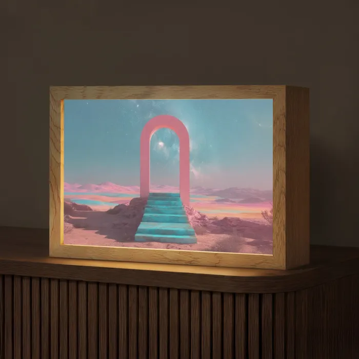 Trap - Boog - Sterrenhemel Light Box met kabel (Tafellamp) klein -z3d_website
