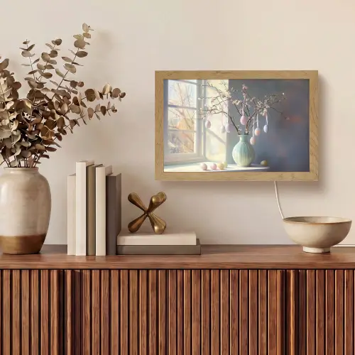 Stilleven - Vaas - Paastak Light Box met kabel (Tafellamp) klein -sfeer2