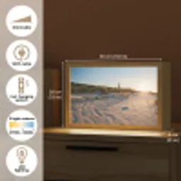 Zon - Duinen - Strand - Vuurtoren Light Box met kabel (Tafellamp) klein -USP_EN