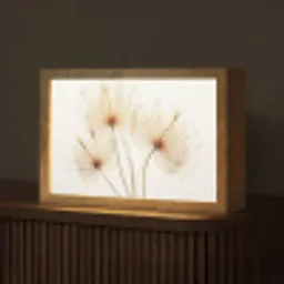 Zonlicht - Paardenbloemen - Natuur - Botanisch Light Box met kabel (Tafellamp) klein -z3d_website