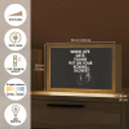 Tekst - Bokshandschoenen - Wit Light Box met kabel (Tafellamp) klein -USP_EN