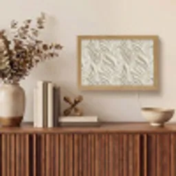 Textuur - Reliëf - Beige Light Box met kabel (Tafellamp) klein 924 -sfeer2
