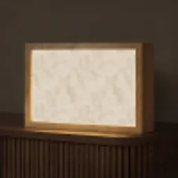 Structuur - Spikkels - Beige Light Box met kabel (Tafellamp) klein 924 -z3d_website