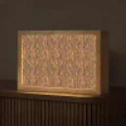 Tijger - Oranje - Patroon - Strepen Light Box met kabel (Tafellamp) klein 924 -z3d_website