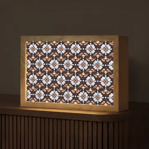traditioneel - Element - Kleurrijk Light Box met kabel (Tafellamp) klein 924 -z3d_website