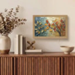Boom - Abstract - Natuur - Kunst Light Box met kabel (Tafellamp) klein -sfeer2