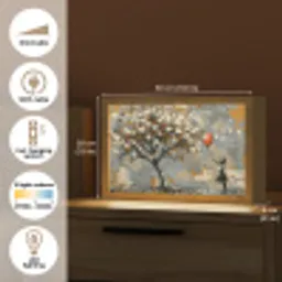 Boom - Graffiti - Banksy Style - Balloon Girl Light Box met kabel (Tafellamp) klein -USP_EN