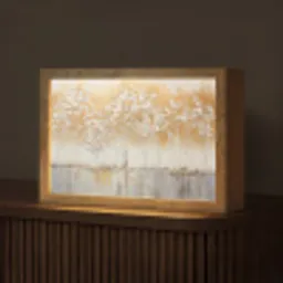 Bomen - Kunst - Acryl - Natuur Light Box met kabel (Tafellamp) klein -z3d_website