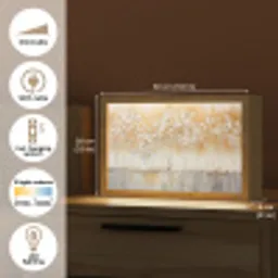 Bomen - Kunst - Acryl - Natuur Light Box met kabel (Tafellamp) klein -USP_EN
