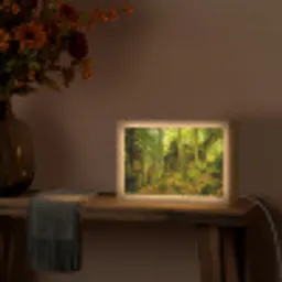 Bomen - Steen - Bos - Natuur - Planten Light Box met kabel (Tafellamp) klein -sfeer4