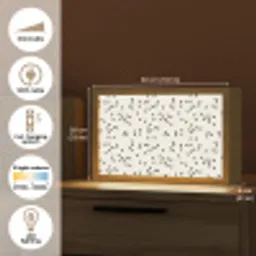 Valentijn - Liefde - Wit - Zwart Light Box met kabel (Tafellamp) klein 924 -USP_EN