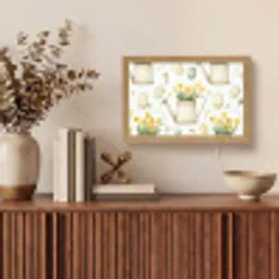 Gieter - Bloemen - Eieren Light Box met kabel (Tafellamp) klein -sfeer2