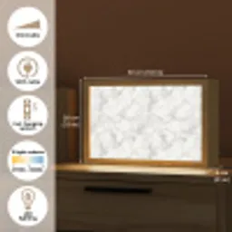 Wit - Marmer - Grijs Light Box met kabel (Tafellamp) klein 924 -USP_EN