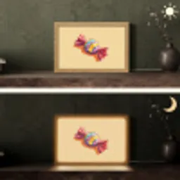 Geel - Snoep - Kleur Light Box met kabel (Tafellamp) klein -sfeer3