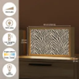 Zebra - Klassiek - Zwart Light Box met kabel (Tafellamp) klein 924 -USP_EN