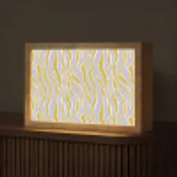 Zebra - Modern - Meerkleurig Light Box met kabel (Tafellamp) klein 924 -z3d_website