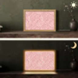 Zebra - Print - Roze Light Box met kabel (Tafellamp) klein 924 -sfeer3