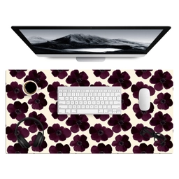 Bloemen - Aquarel - Paars Muismat XXL klein 681 -3d