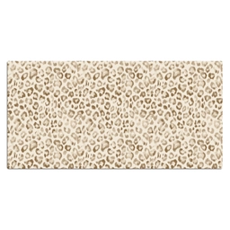 Luipaard - Klassiek - Beige Muismat XXL klein 681 -3d_leeg
