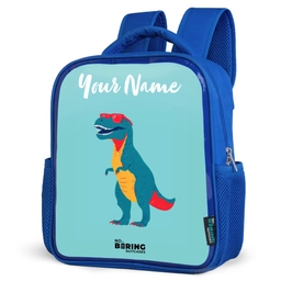 Dino - Dier - Zonnebril Kinderrugzak - Blauw middel -schuin