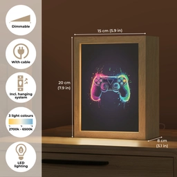 Grafisch - Controller - Neon - Verfspatten Light Box met kabel (Kinderlampje) klein -USP_EN