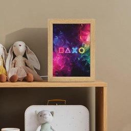 Playstation - Kleurrijk - Abstract - Neon Light Box met kabel klein -sfeer2_kind