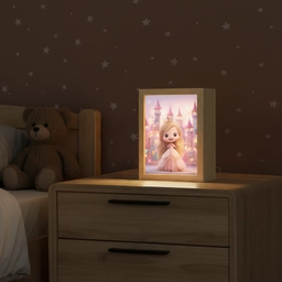 Prinses - Roze - Kasteel Light Box met kabel klein -sfeer1_kind
