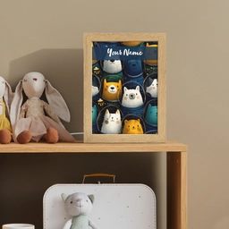 Dieren - Ruimtepakken - Sterren Light Box met kabel (Kinderlampje) klein -sfeer2_kind