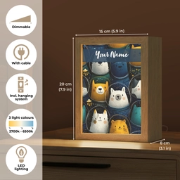 Dieren - Ruimtepakken - Sterren Light Box met kabel (Kinderlampje) klein -USP_EN