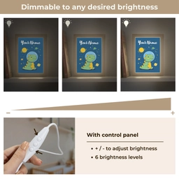Dino - Ruimte - Planeten Light Box met kabel (Kinderlampje) klein -USP_dimbaarEN
